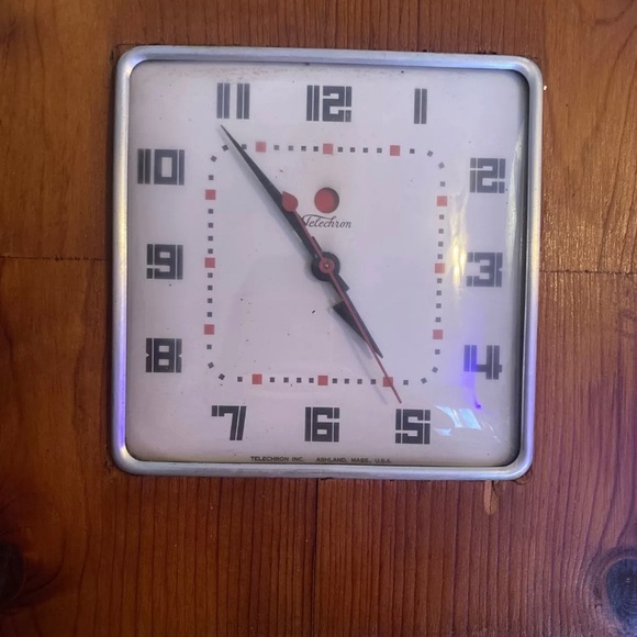 Vintage Wall Decor Vintage Art Deco Kitchen Wall Clock Wooden And